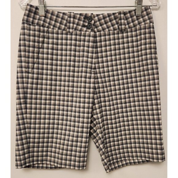 Nike Golf Dri-Fit Golf Shorts Multicolor Checkered Womens Size 4 NEW NWOT - Picture 3 of 11